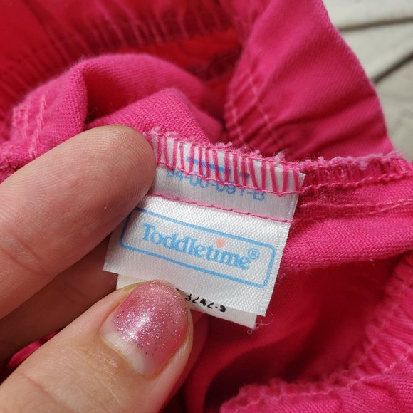 Vintage Toddletime Pink Paperbag Pants 18 months - Picture 7 of 9